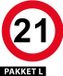 Shoppartners 21 jaar versiering pakket groot
