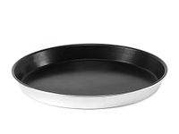 Pentole Agnelli Pastry & Pizza Line Platinum Round Cake-Pan, Diameter 28 cm, Zilver/Zwart