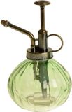 Decoris Plantenspuit/vernevelaar van glas - 200 ml - lichtgroen
