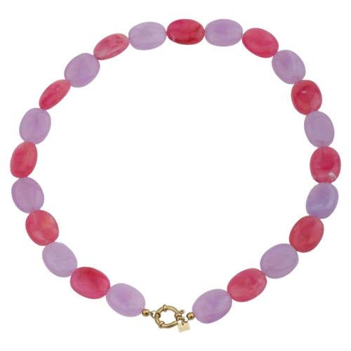 By Jam Gioielli kralenketting roze