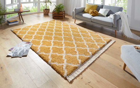 Mint rugs Hoogpolig Vloerkleed Pearl 103325 120x170 cm CrÃ¨me & Wit