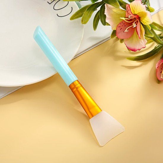 Merkloos / Sans marque Masker kwast - Blauw - Siliconen