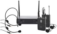 SubZero VOXLINK Dubbel Lavalier en Headset Draadloos Microfoonsysteem