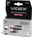 VIDEX HR6 Ni-MH batterij, 2500mAh, 2 stuks, blisterverpakking