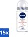 Nivea Deo Roll-On Talc Sensation Anti-Transpirant 50 ml - Voordeelverpakking - 15 stuks
