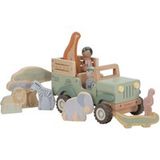Top1Toys LD Houten Safari Auto Met Dieren Fsc Safari Friends