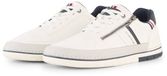 Tom Tailor - Sneakers van gestructureerd imitatieleer - Maat 41 - white