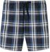 Schiesser Heren Mix+Relax Woven Pyjamabroek Kort Check Blauw