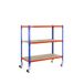 Simon Rack Metalen stelling met wielen 975x1000x300 mm - Maderclick