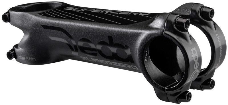 Deda Elementi Superzero Stem 82° incl. Top Cap - polish on black