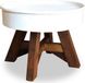 Maison Exclusive - Table basse bois recyclé massif, 60x45 cm, blanc