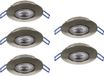 EGLO Zujar inbouwspot - LED - Ø 90 mm - 5 stuks - Nikkel