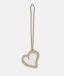 Liebeskind Berlin - Kleine hartvormige spiegelhanger - Leer - Beige