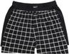 Men Plus - Heren - Boxershorts set van 2 effen/geruit - Zwart - Maat XXL