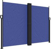 vidaXL Windscherm uittrekbaar 180x1000 cm blauw