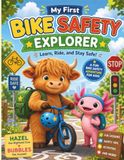 My First Bike Safety Explorer: A Fun Bicycle Safety Adventure for Kids: Learn Helmet Safety, Road Rules, Traffic Signs and Safe Riding Skills with Hazel and Bubbles