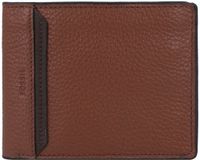 FOSSIL Huntington Bifold With Flip ID Portemonnee Medium Brown