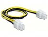 DeLOCK 65604 câble électrique, noir, jaune, 0,3 m