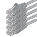 1aTTack.de CAT.6 CAT6 Ethernet LAN-netwerkkabel 2m grijs 5 stuks