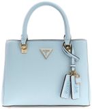 GUESS Noelle II Multi Compartment Satchel Aqua Lichtblauw Handtas