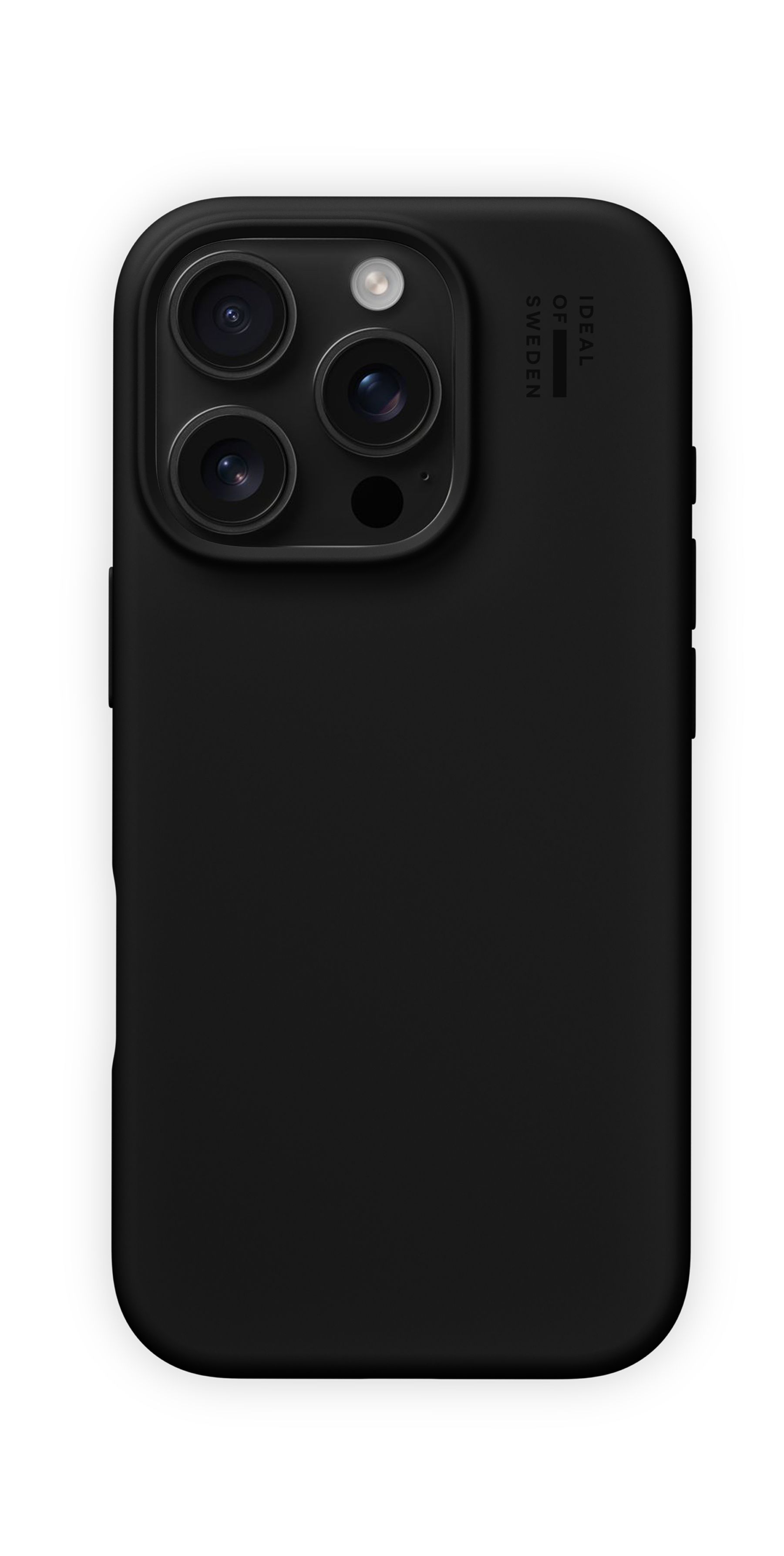 iDeal of Sweden Silicone Case voor Apple iPhone 16 Pro - Zwart
