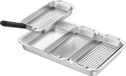 BBQ ensemble de panier de grill - accessoires en acier inoxydable pour viande, poisson et légumes