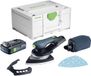 Festool DTSC 200-Basic sans fil ponceuse triangulaire 18 V 145 x 195 mm sans balais + 1x batterie 4,0 Ah + Systainer - sans chargeur