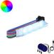 VidaXL Led-strip 2 stuks zwart en multikleur koper en kunststof