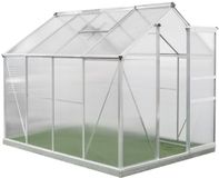 Westmann Aluminium kas Flora 68 - Zilver - 252x192x201cm