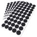 Adsamm® | 250 viltglijders | Ø 22 mm | zwart | rond | meubelglijders van vilt zelfklevend 3,5 mm dik