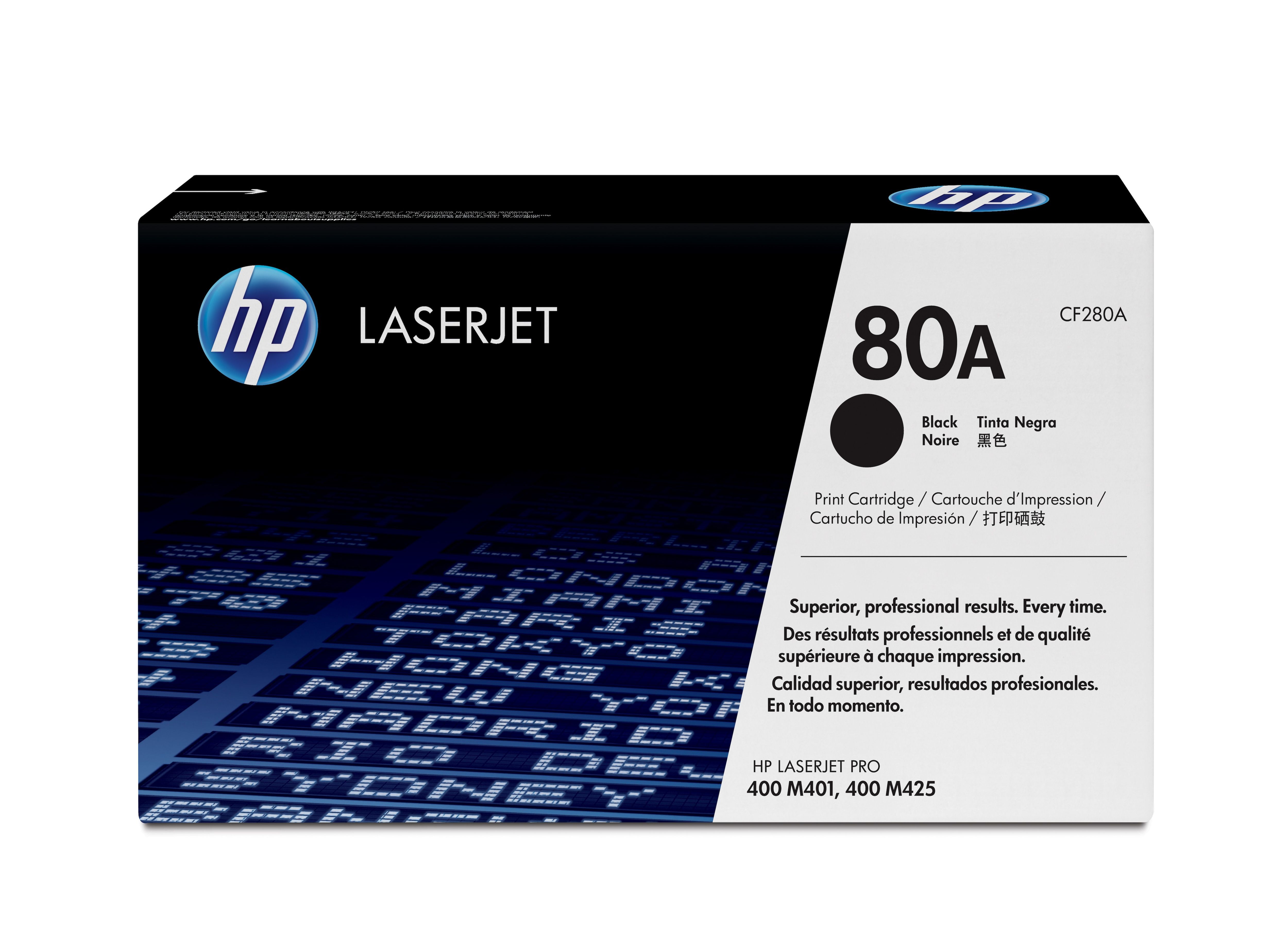 HP 80A Original Black LaserJet Toner Cartridge