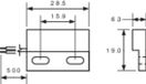 PIC MS-328-4 Contact Reed 1x contact à bascule 175 V/DC, 120 V/AC 0.25 A 5 W