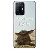 ERT GROUP mobiel telefoonhoesje voor Xiaomi 11T 5G / 11T PRO 5G origineel en officieel erkend Star Wars patroon Baby Yoda 004