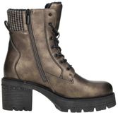 Mustang Veterschoenen Hak Goudkleur Maat 36