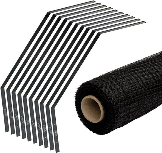 SPUUT Kattengaas Zwart Staal 1 x 50 meter