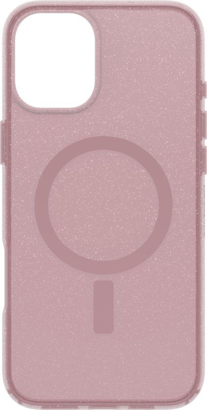 OtterBox Symmetry Clear MagSafe Hoes voor iPhone 16 Plus, Roze