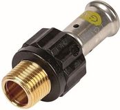 Henco Persfitting met 2 aansluitingen