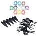 Chauvin Arnoux P01295476 Accessoireset van 4 meetleidingen, 4 krokodillenklemmen en 1 SA