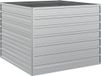 vidaXL Verhoogde Plantenbak 100x100x77 cm Gegalvaniseerd Staal Zilver