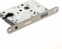 Algemeen Nwn Agenturen BV Dag- en nachtslot, cilindersparing pc55, met magnetisch schoot, rvs voorplaat, doornmaat 50mm, exclusief sluitkom/sluitplaat