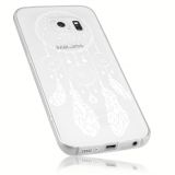 Mumbi Samsung Galaxy S6/S6 Duos Hoes Transparant, Wit