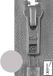 Opti Prym Ritssluiting Kunststof 6mm grof Deelbaar Zilvergrijs #016 30 cm