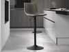 Tabouret de bar TREVOR 61>83 cm gris
