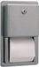 Bobrick B-3888 recessed multi-roll toilet tissue dispenser of stainless steel
