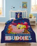 Sponge Bob Dekbedovertrek - Eenpersoons - 140 x 200 cm - 65 x 65 cm - Polykatoen
