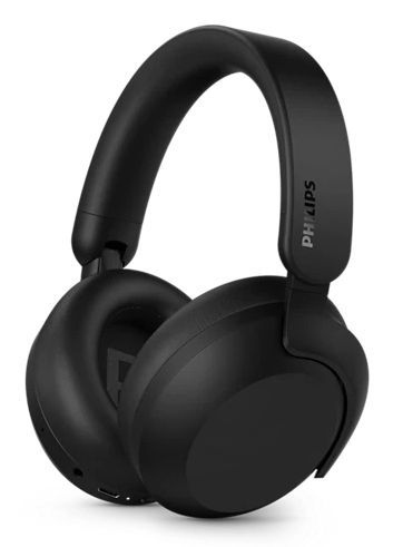 Philips Sound Philips TAH8000EBK Over-Ear Bluetooth Headphones - Noise Cancelling, 70-Hour Playtime, Black