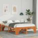 Prolenta Maison Exclusive - Cadre de lit marron 140 x 190 cm Bois de pin massif