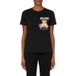 Moschino T-shirt en jersey biologique Teddy Bear Noir