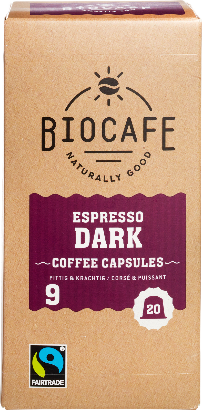 Biocafé Bio Cafe Koffiecapsules Espresso Dark