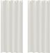 vidaXL - Voile Gordijn - 2 stuks - Crème - 260 x 140 cm - Polyester